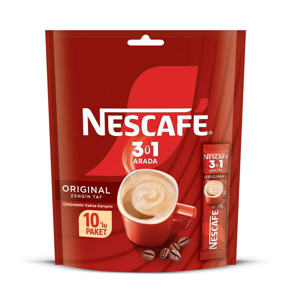 NESCAFE STİCK KAHVE 10*17,5 GR. - 3İN1 10 LU